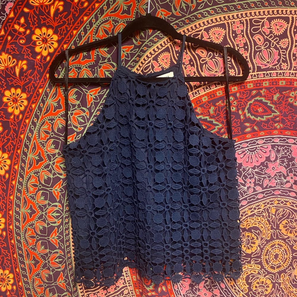 High neck tank top